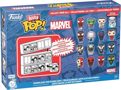 בובות Funko Bitty POP! ספיידרמן - מארז 4 דמויות