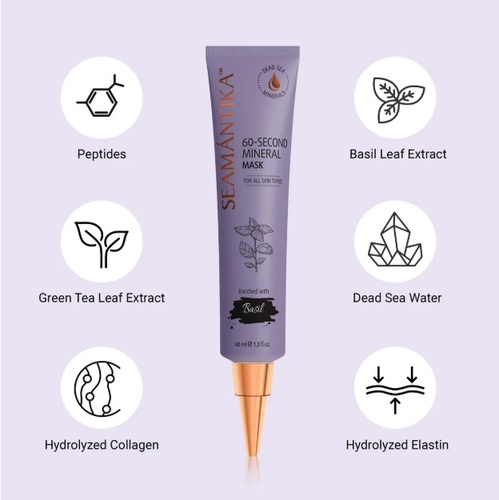 מסיכה מינרלית-Seamantika 60 Second Mineral Mask 40ml