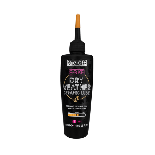שמן שרשרת יבש לאופניים - MUC-OFF EBIKE DRY WEATHER CHAIN LUBE 120ML