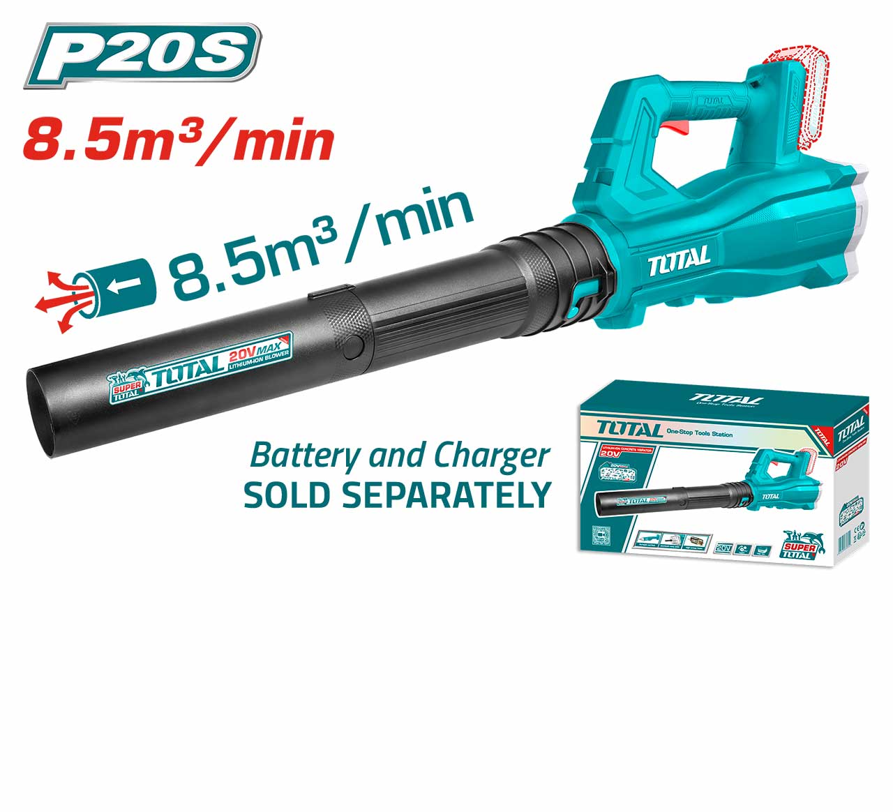 מפוח נטען 20V TABLI203235 TOTAL
