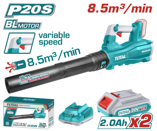 מפוח נטען 20V ללא פחמים TABLI204282