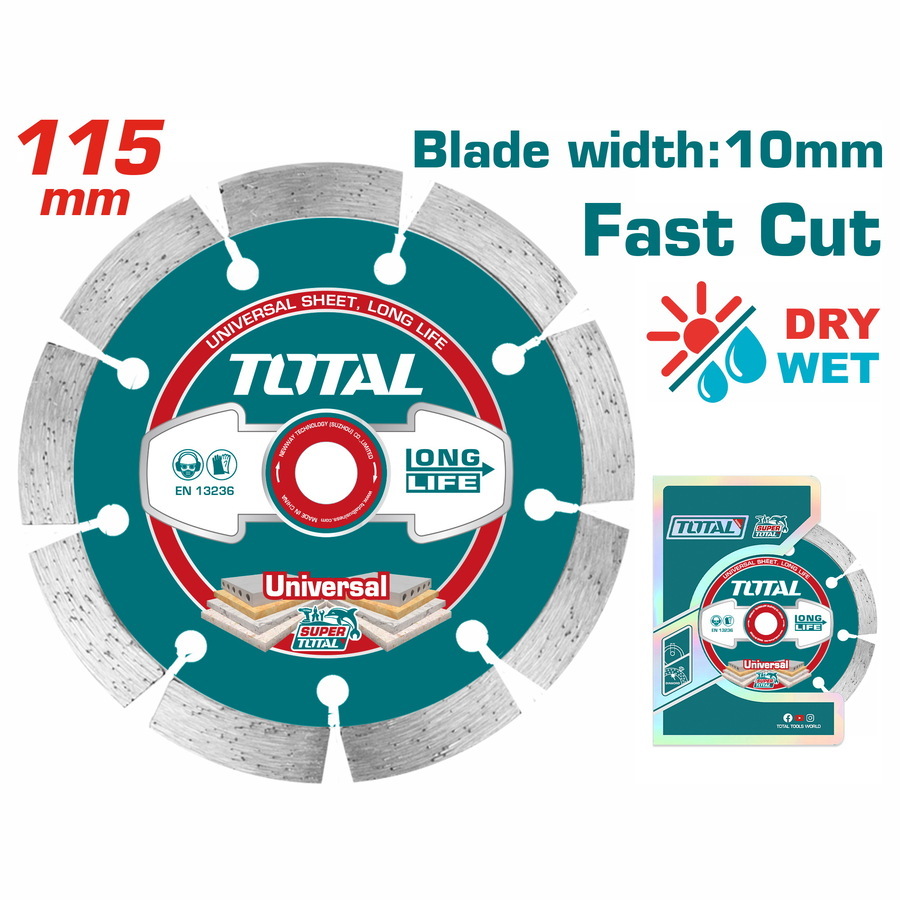 דיסק להב יהלום חיתוך יבש 115 7.5 מ"מ