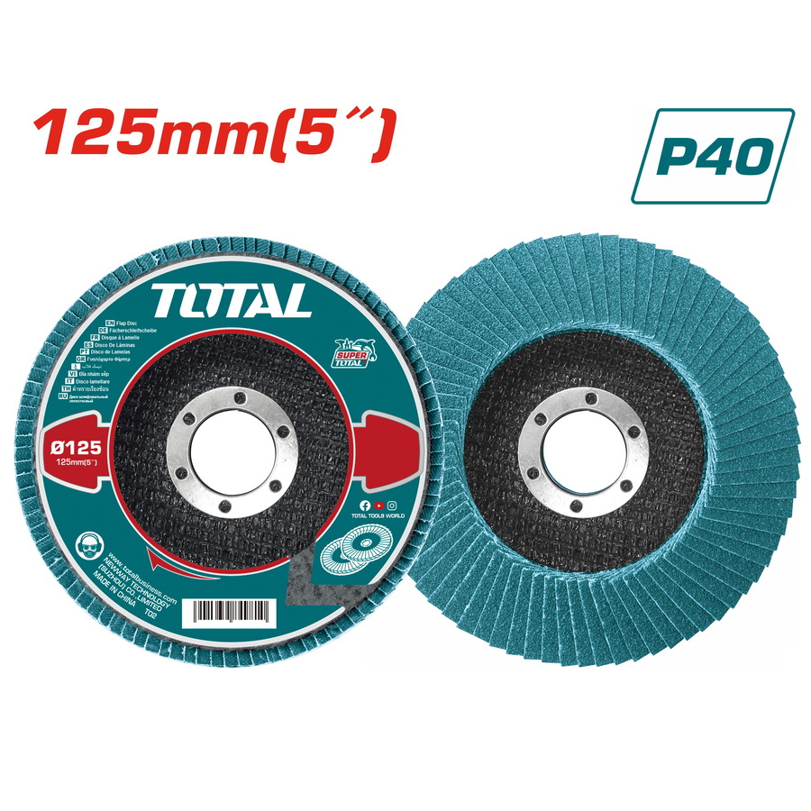 דיסק פלאפ זירקון 125 מ"מ P40 TAC641251