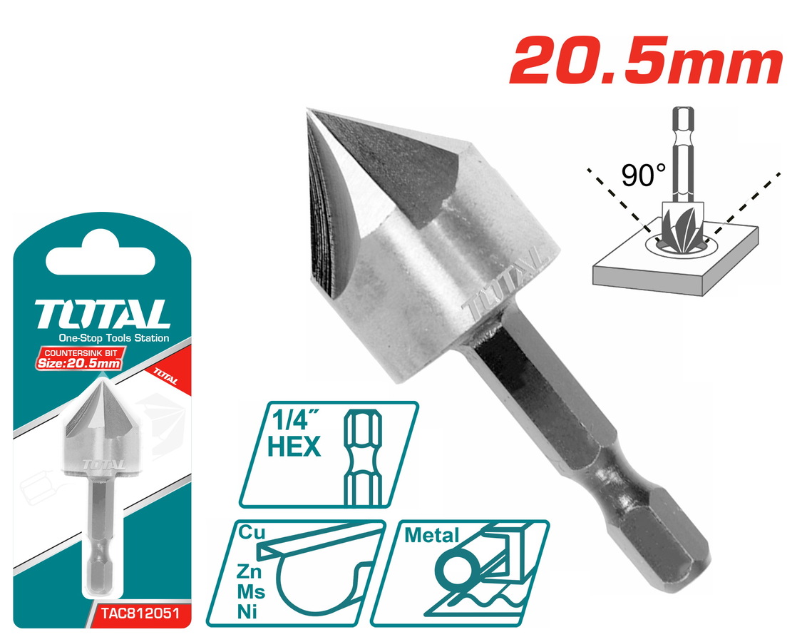 מקדח שקע 20.5 מ"מ