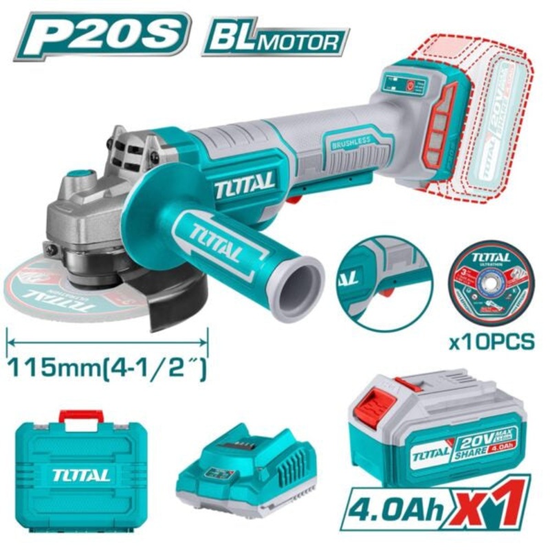 משחזת זווית 115 מ"מ 20V TAGLI211156