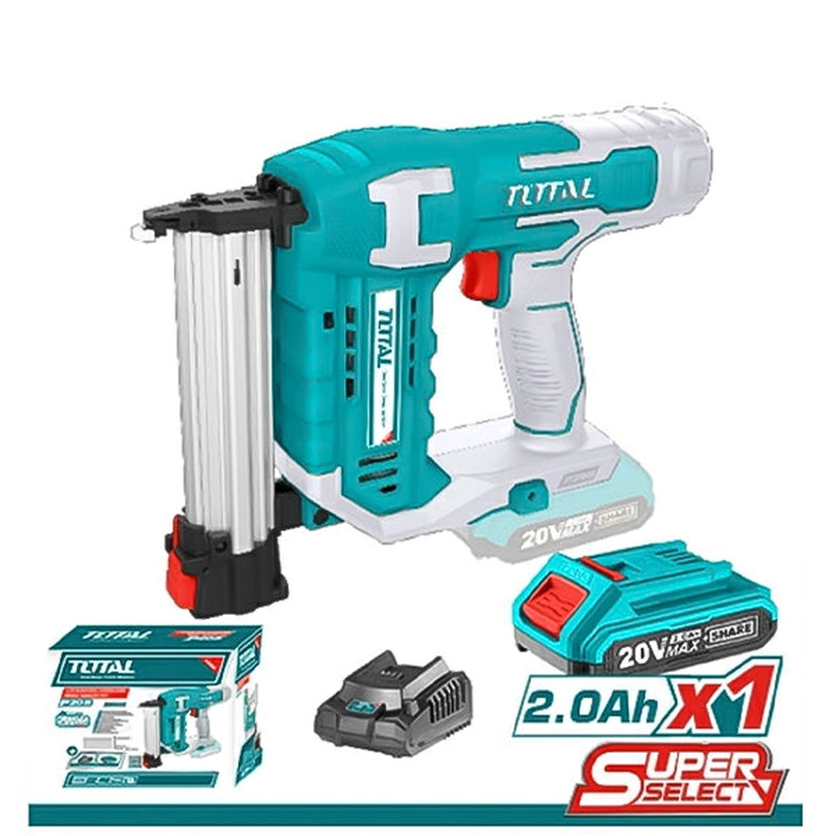 אקדח מסמרים נטען 20V TCBNLI2016 TOTAL