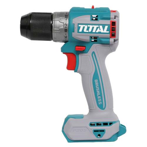 מקדחה נטענת 20V 60Nm TDLI20602 TOTAL