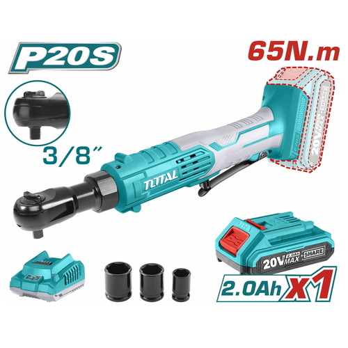 ראצ'ט נטען 20V 3/8