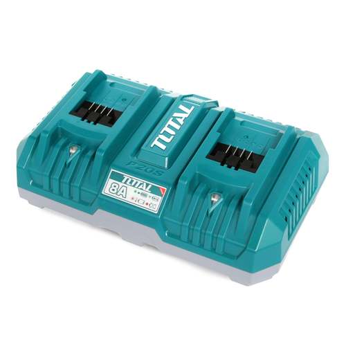 מטען מהיר כפול לסוללה 20V 8A