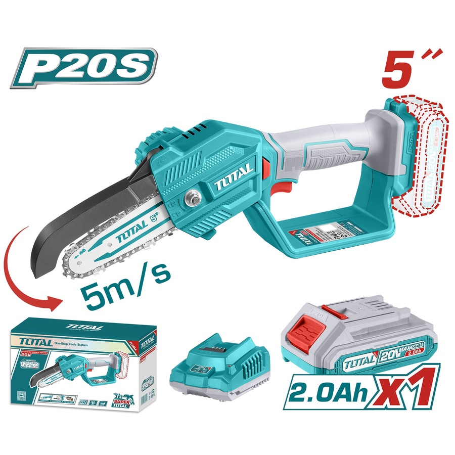 מסור גיזום נטען 20V TGSLI20581 TOTAL