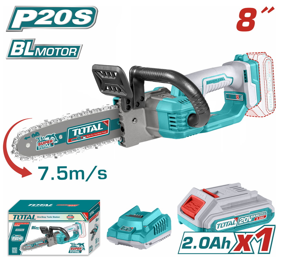 מסור שרשרת 20V ללא פחמים TGSLI20851