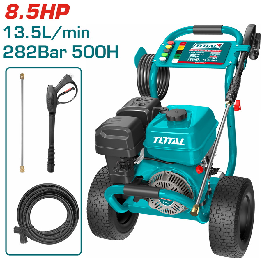 מכונת שטיפה בנזין 282 בר TGT250306 TOTAL