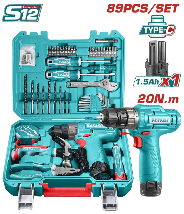 מקדחה נטענת 12V