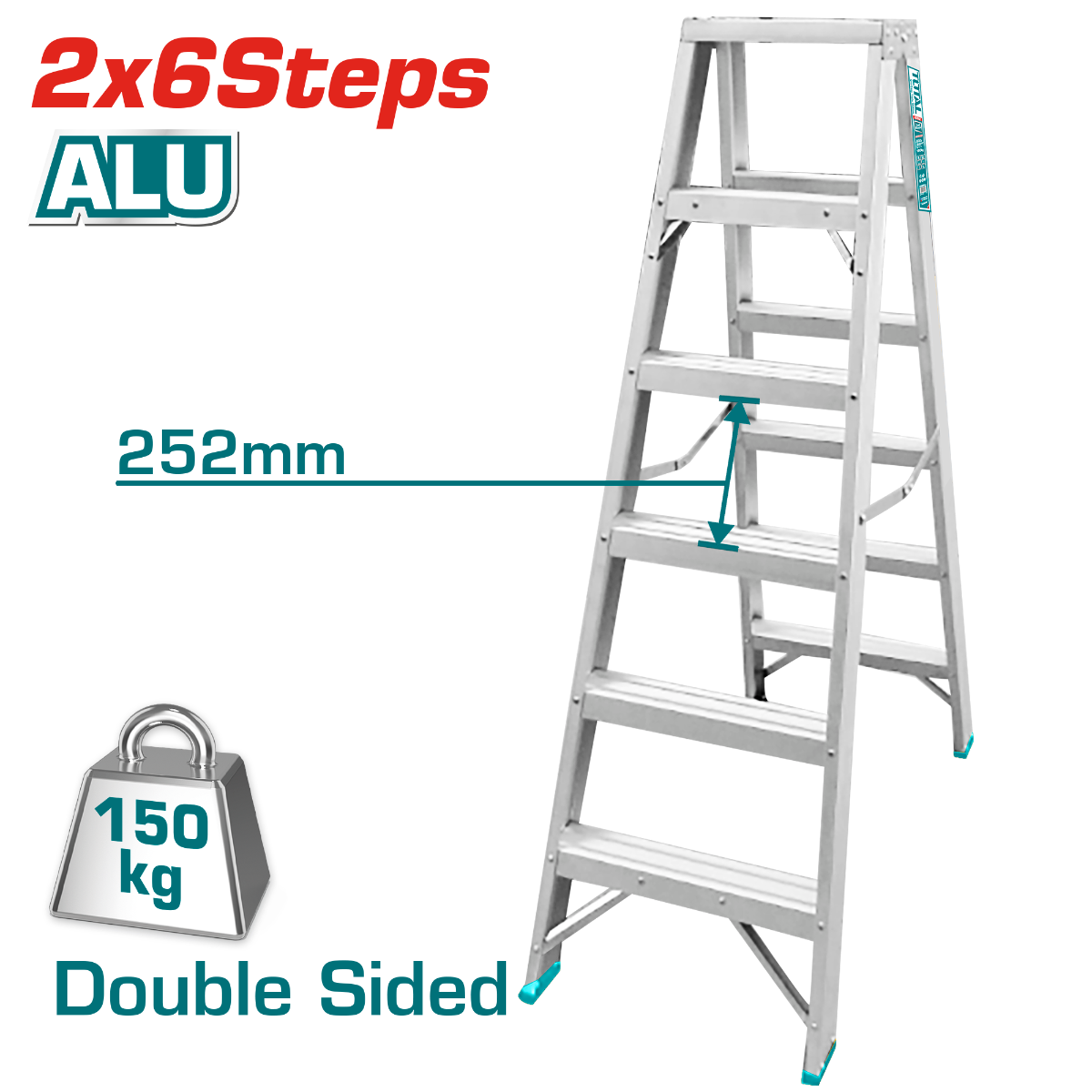 סולם 2×6 מ"מ