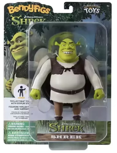 פיגורת שרק BendyFigs גמישה עם מעמד – DreamWorks | Shrek Bendable BendyFigs Figure with Display Base  – DreamWorks