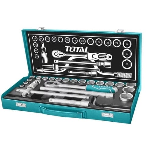 סט בוקסות 1/2" 24 חלקים THT121242 TOTAL