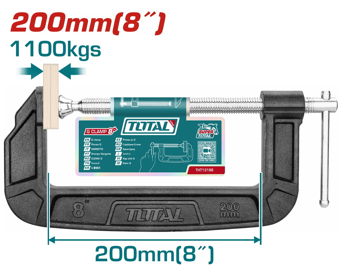 מלחציים 200 מ"מ THT13186