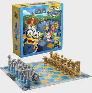 ערכת שחמט מיניונים: מהומה מימי הביניים | Minions Medieval Mayhem Chess Set