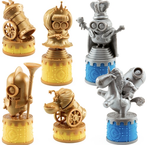 ערכת שחמט מיניונים: מהומה מימי הביניים | Minions Medieval Mayhem Chess Set