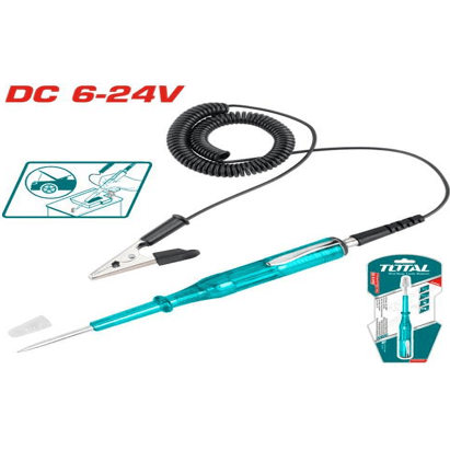 בודק מתח לרכב DC עד 24V THT414501 TOTAL