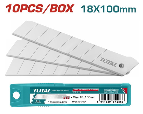 חבילה להבים לסכין יפני 10 יח' 18×100 מ