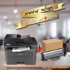 מדפסת לייזר משולבת MFC-L2800DW +טונר תואם TN2510XL 
