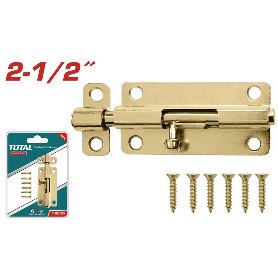 בריח דלת 2.5" THTB125 TOTAL