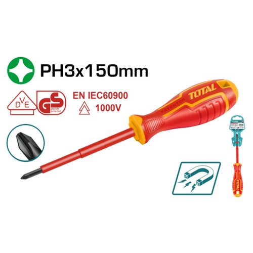 מברג מבודד 1000V PH3 150 מ