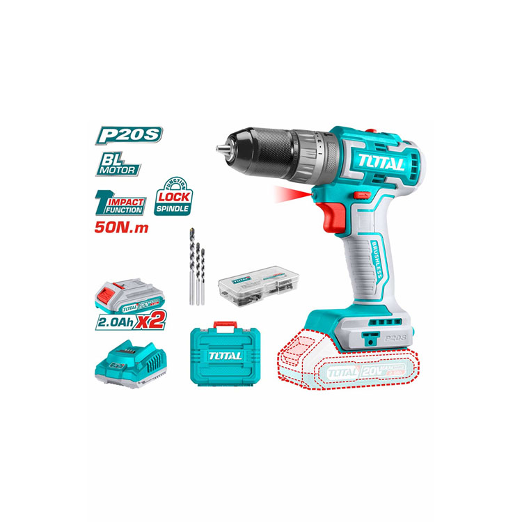 מקדחה נטענת 20V TIDLI20508