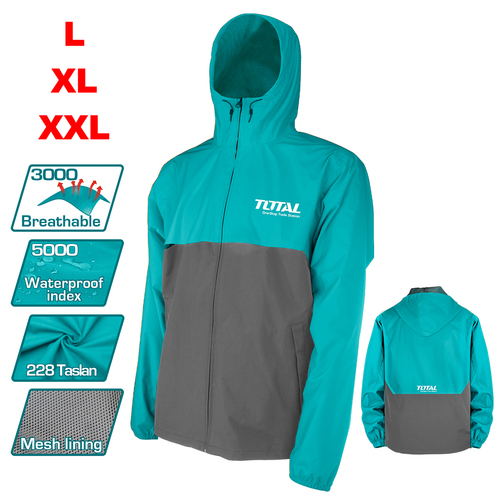 ג'קט עבודה מוגן מים מידה XXL