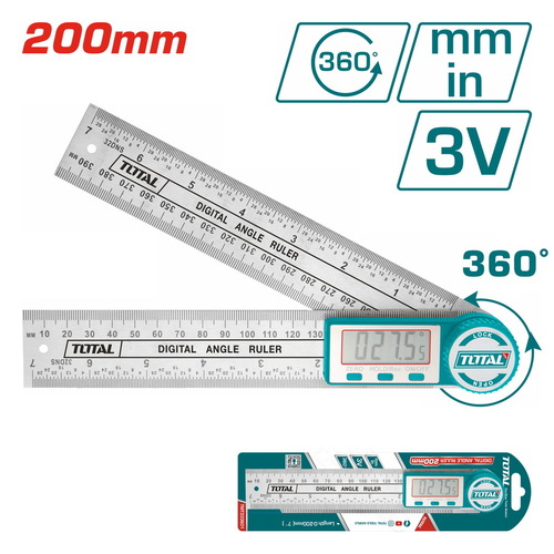סרגל זווית דיגיטלי TMT333601 TOTAL
