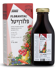 פלורויטל | תערובת תמציות צמחים ורכזי פירות בתוספת ברזל | מכיל 250 מ"ל | ללא שמרים,אלכוהול,דבש וחומרים משמרים | גרמזה | GRAMSE