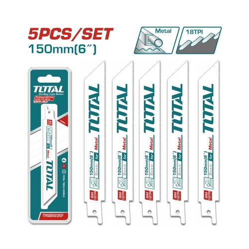 להבי מסור חרב למתכת 5 יח' TRSB922EF