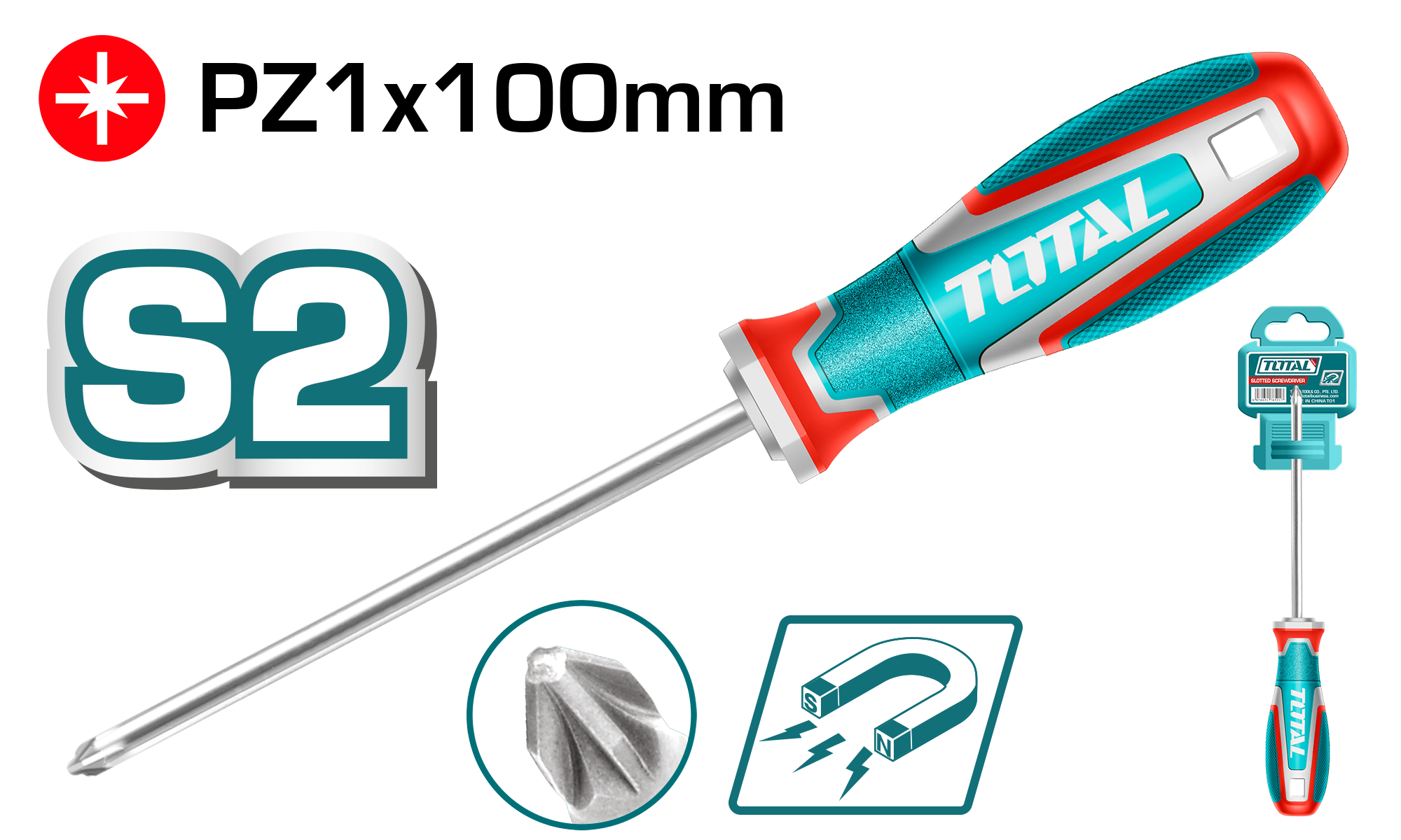 מברג פוזידרייב PZ1 100 מ"מ TSDPZ1100