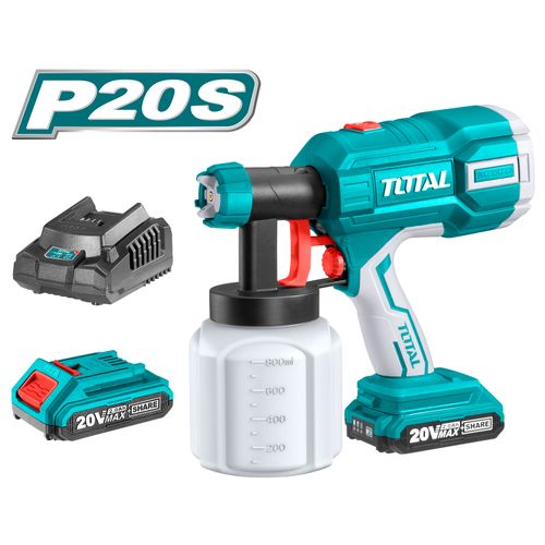 אקדח צבע נטען 20V ערכה TSGLI20406 TOTAL