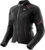מעיל נשים רב עונתי רבל הורן שחור / ורוד - REBELHORN JAX LADY JACKET