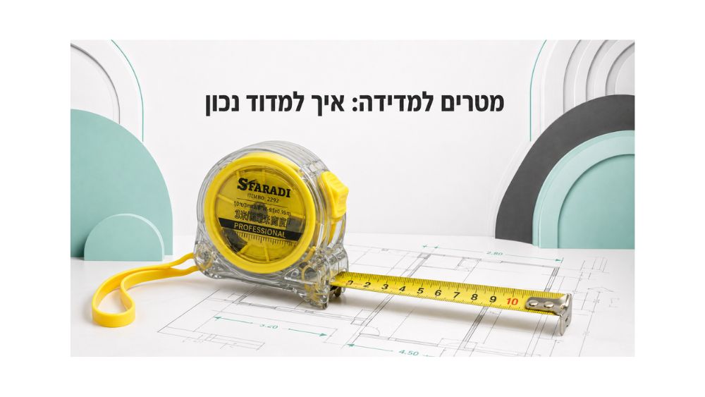 לפני שקודחים, חותכים או מזמינים: שיטת “מדידה לפני החלטה”
