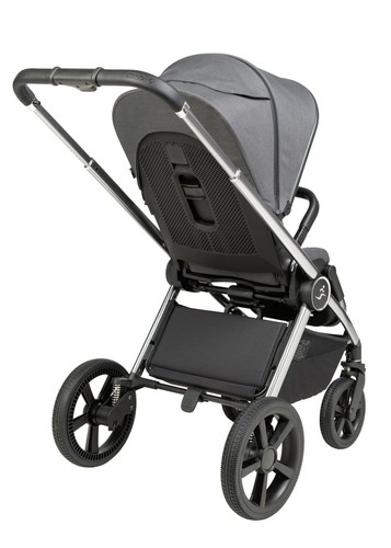 עגלת תינוק משולבת Cielo Q אפור ידית שחור Sportline
