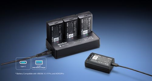 פלאש Godox V100 למצלמות Sony