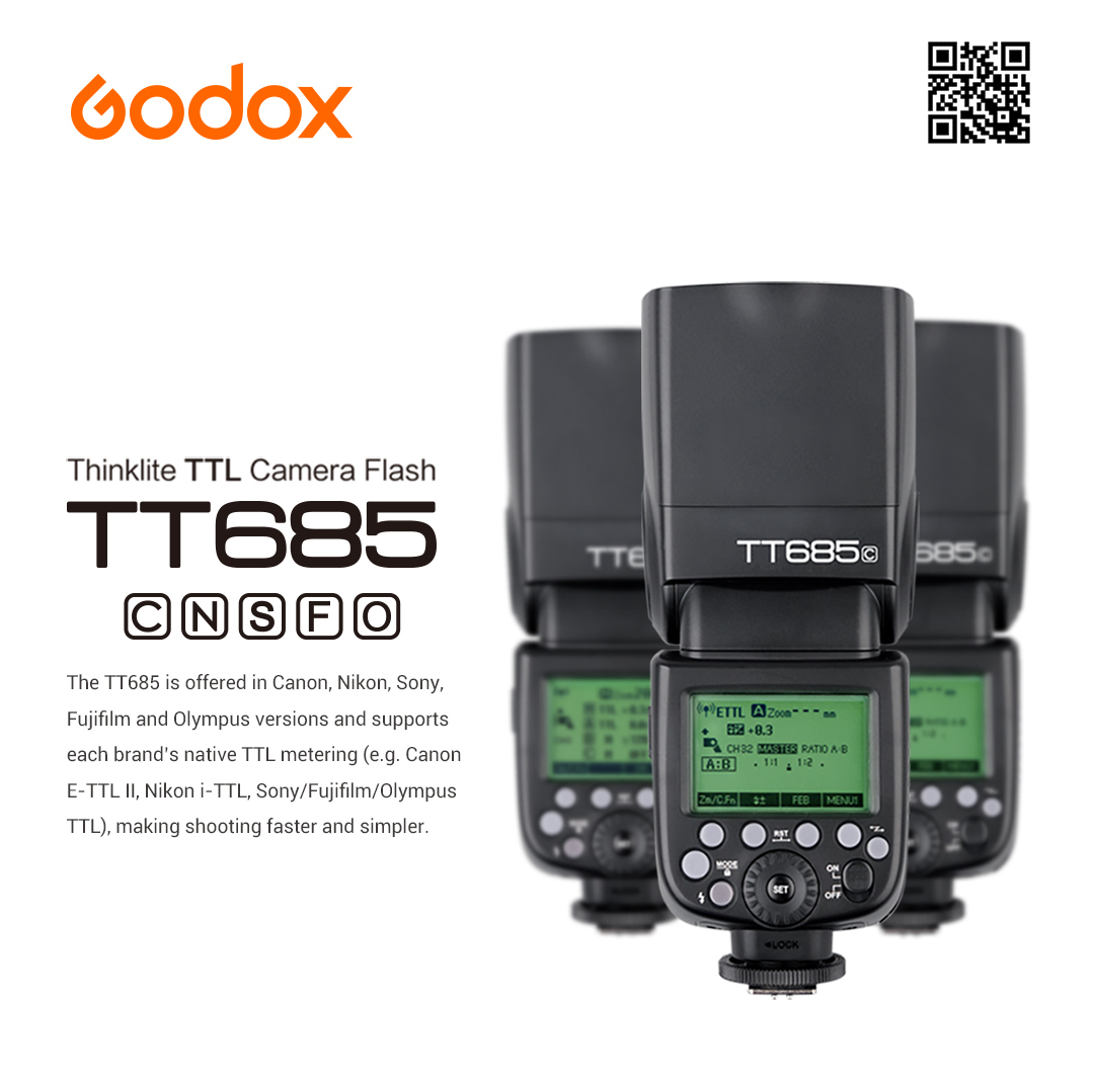 פלאש TTL Godox TT685 Sony
