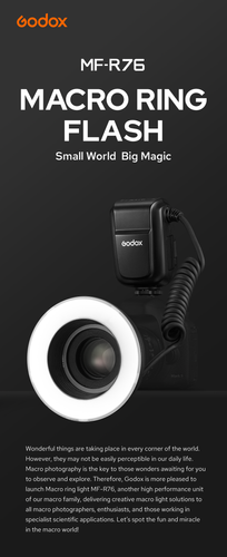 פלאש טבעת מאקרו Godox MFR76 Nikon