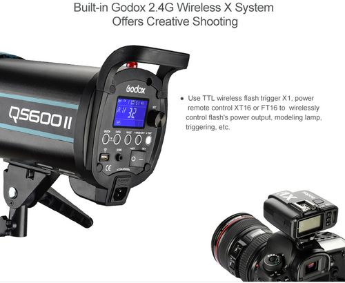 פלאש סטודיו Godox QS 400 II