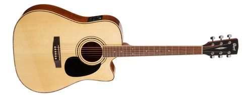 גיטרה אקוסטית מוגברת גימור מבריק CORT AD880CE NATURAL