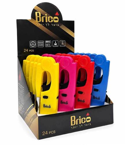 מצית גז מתקפלת במבחר צבעים - Brico