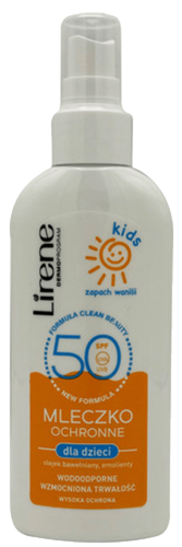 תחליב הגנה מהשמש לילדים בריח וניל SPF50 לירן 150 מ