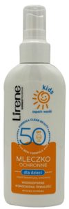 תחליב הגנה מהשמש לילדים בריח וניל SPF50 לירן 150 מ"ל - Lirene Sun Protection Body Milk For Kids