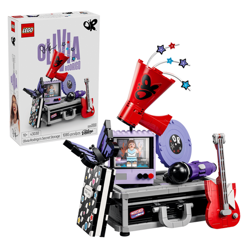  תא האחסון הסודי של אוליביה רודריגו Olivia Rodrigo's Secret Storage LEGO 43030