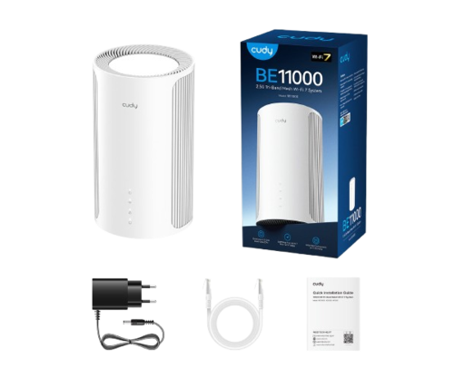 מערכת | Mesh אלחוטית Cudy M11000 BE11000 | Wi-Fi 7 1-Pack