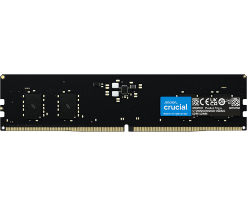 זכרון לנייח | Crucial | 64GB | DDR5 | 5600Mhz C46 UDIMM Desktop Memory