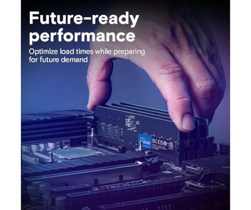 זכרון לנייח | Crucial | 64GB | DDR5 | 5600Mhz C46 UDIMM Desktop Memory